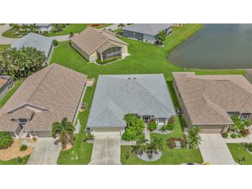 Aerial view of single-Gathering home in a community at 24703 Buckingham Way, Punta Gorda, FL 33980