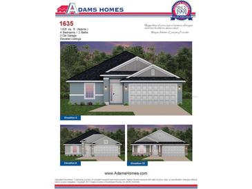Charming one story home featuring a two car garage, manicured lawn and professionally designed landscape at 4876 Sutherland St # Lot 63, Spring Hill, FL 34609