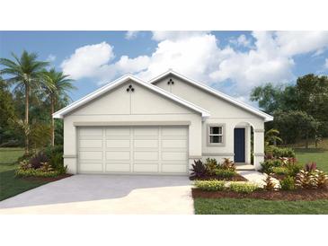 Charming single-story home featuring a classic design and a well-manicured front yard at 11753 Memorial Dr, Brooksville, FL 34613