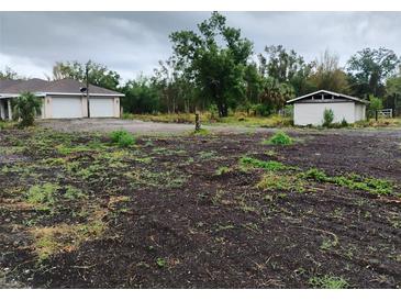 View of homesites and structures on a cloudy day in the country at 5905 Cleveland Dr, Punta Gorda, FL 33982