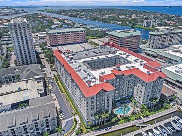 Luxury condo building with pool and waterfront views at 700 S Harbour Island Blvd # 547, Tampa, FL 33602