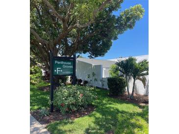 Penthouse Groves building signage at 1655 at 1655 S Highland Ave # F133, Clearwater, FL 33756