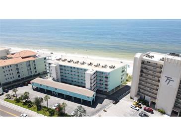 Oceanfront building with parking and pool at 19440 Gulf Blvd # 201, Indian Shores, FL 33785