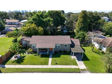 Single-Gathering home with a large green lawn at 710 W Braddock St, Tampa, FL 33603