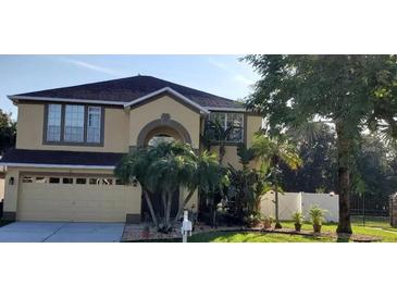 Two story house with a large front yard at 2001 Rain Dance Pl, Brandon, FL 33510