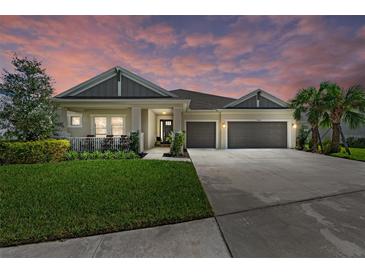 Attractive two-story house with landscaping at 34034 Castaway Loop, Wesley Chapel, FL 33543