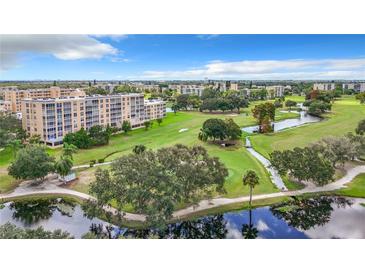 Aerial view of condo community with golf course at 4410 Fairways Blvd Blvd # 607, Bradenton, FL 34209
