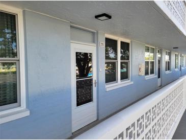 Condo building exterior showing entrance and hallway at 4895 Bay Ne St # 215, St Petersburg, FL 33703