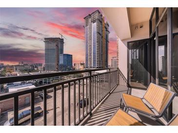 Stunning city skyline view from a private balcony at 175 2Nd S St # 1011, St Petersburg, FL 33701