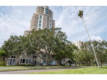 High rise building exterior with lush landscaping at 3507 Bayshore Blvd # 1003, Tampa, FL 33629