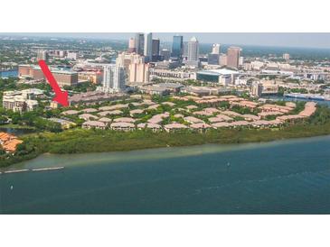 Aerial view showcasing community location and proximity to Tampa at 901 Normandy Trace Rd, Tampa, FL 33602