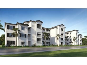Modern apartment building with appealing exterior finishes at 19140 Scallop Loop # 405, Lakewood Ranch, FL 34202