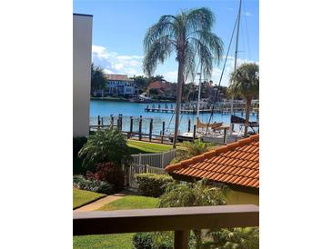 Stunning waterfront view with boats and palm trees at 106 1St E St # 105, St Petersburg, FL 33715