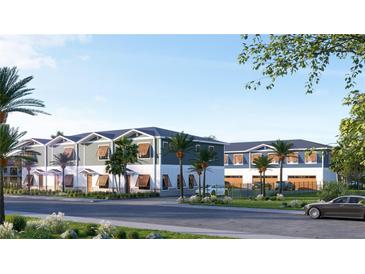 Modern coastal-style townhouses with private garages at 13750 Park Blvd # 8, Seminole, FL 33776