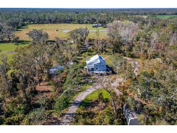 A lovely two story home surrounded by trees in a sprawling rural setting with pasture land at 4501 Keene Rd, Plant City, FL 33565