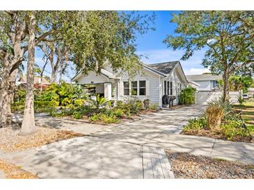 Charming exterior view of a single-story home with well-maintained landscaping at 2721 12Th N St, St Petersburg, FL 33704