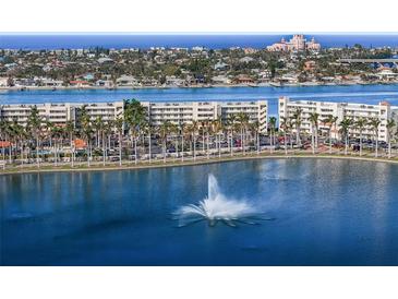 Beautiful waterfront condos with lush palm trees and a tranquil fountain view at 6083 Bahia Del Mar Cir # 359, St Petersburg, FL 33715