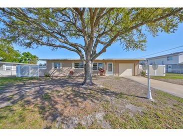 Charming single-story home featuring a well-maintained lawn and mature shade tree in a desirable neighborhood at 473 Fairfax Ln, Apollo Beach, FL 33572