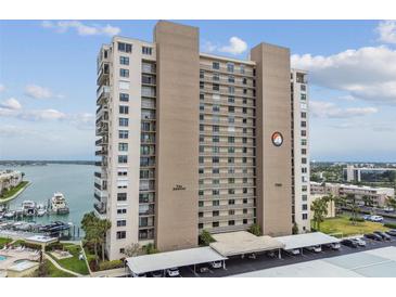Spacious condo building with views of the bay, boat parking, and conveniently located near the parking lot at 7300 Sun Island S Dr # 1705, South Pasadena, FL 33707