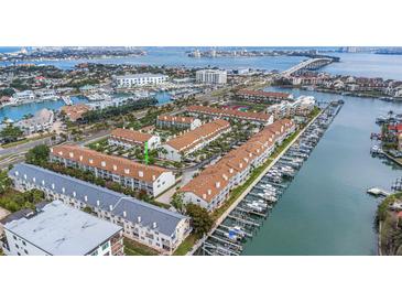 Waterfront condominiums with boat docks offer a resort lifestyle and convenient marina access at 375 Madeira Cir, St Petersburg, FL 33715