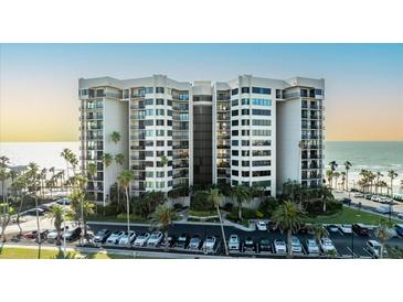 Stunning beachfront condo building with lush landscaping and convenient parking at 1600 Gulf Blvd # 618, Clearwater, FL 33767