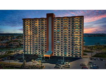 Stunning high-rise waterfront condo building with private balconies and ample parking at 4900 Brittany S Dr # 502, St Petersburg, FL 33715