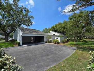 Charming home with a well-maintained lawn and long driveway leading to a spacious two-car carport at 4175 Northmeadow Cir # 4175, Tampa, FL 33618