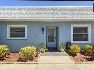 Inviting condo entrance with neat landscaping and a well-maintained facade at 3311 Teeside Dr, New Port Richey, FL 34655
