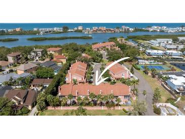 Beautiful waterfront townhomes overlooking Boca Ciega Bay and the Intracoastal Waterway at 14506 Alejo Ct, Seminole, FL 33776