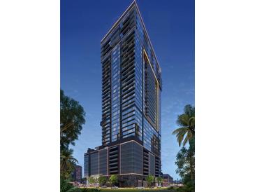Stunning high-rise condo building featuring modern architecture and city views at 1101 E Jackson St # 2115, Tampa, FL 33602