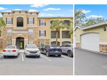 Lovely condo exterior featuring beautiful architectural details and manicured landscaping at 10203 Courtney Palms Blvd # 301, Tampa, FL 33619