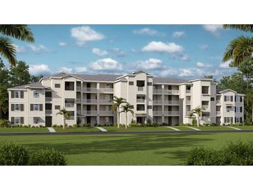 Attractive multi-story condo building with private balconies, neutral colors, and well-maintained landscaping at 17655 Opal Sand Dr # 304, Venice, FL 34293