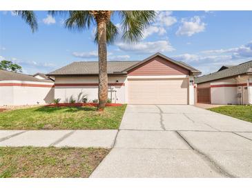 Charming single-story home with a well-maintained lawn, complemented by a freshly sealed driveway at 7004 Westminster St, Tampa, FL 33635