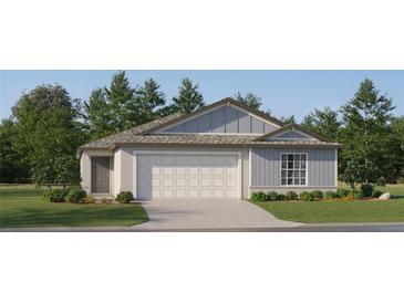 Charming single-Gathering home with a two-car garage and beautiful, low-maintenance landscaping at 7754 Painted Sky Pl, Land O Lakes, FL 34637