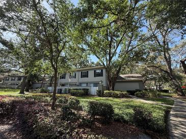 Charming townhome with mature trees and lush landscaping offers a serene view at 6206 Dewdrop Way # 0, Temple Terrace, FL 33617