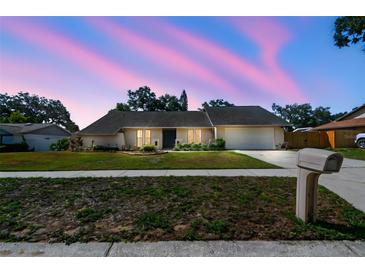Charming single-story home with a well-manicured lawn and a classic mailbox at 1111 Lakemont Dr, Valrico, FL 33594