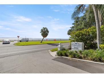 Street view showing Bayshore Trace sign with water view in the background at 3325 Bayshore Blvd # C36, Tampa, FL 33629