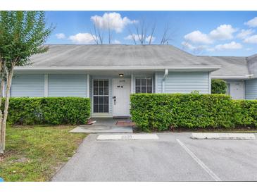 Charming single-story home featuring a well-maintained lawn and a cozy, inviting entrance at 16109 Rambling Vine E Dr, Tampa, FL 33624