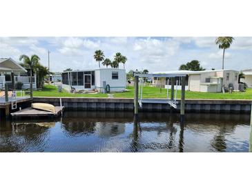 Waterfront homes with boat lifts and docks, offering convenient access to the water and outdoor recreation at 134 W Saint Annes Cir, Apollo Beach, FL 33572