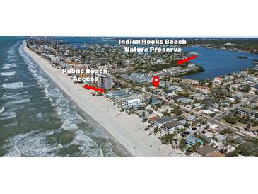 Indian Rocks Beach property with public beach access and Indian Rocks Beach Nature Preserve views at 819 Gulf Blvd, Indian Rocks Beach, FL 33785