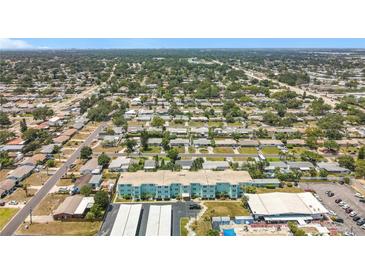 A full aerial view showcases this lovely community at 11447 Park Blvd # 205, Seminole, FL 33772