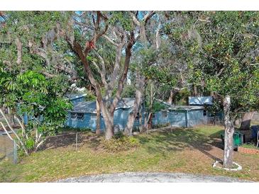 Charming single-story home with a well-maintained front yard and mature trees at 290 13Th N Ave, Safety Harbor, FL 34695