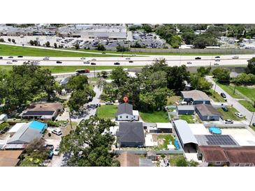 Aerial view of home with easy access to the highway at 708 E Annie St, Tampa, FL 33612