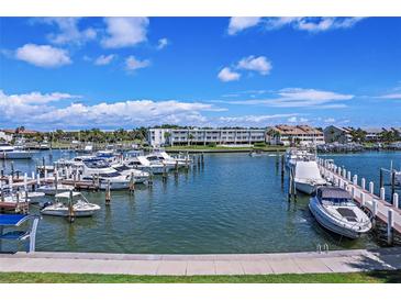Waterfront property with marina and boats at 429 3Rd N Ave, Tierra Verde, FL 33715