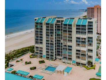 Stunning beachfront condo building with a pool, beach access and beautiful Gulf views at 1380 Gulf Blvd # 1008, Clearwater Beach, FL 33767