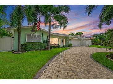 Mid-century modern home with landscaped yard at 5244 40Th S St, St Petersburg, FL 33711