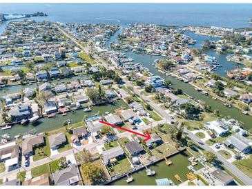 Waterfront property with private dock and canal access to the Gulf of Mexico at 13930 Berkowitz Ave, Hudson, FL 34667