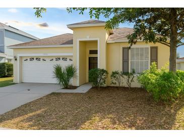 Charming single-story home with a two-car garage and well-maintained landscaping at 4330 Crosswhite Ct, Spring Hill, FL 34609