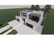 Modern two-story home with rooftop decks at 2733 S East Ave, Sarasota, FL 34239
