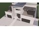 Modern two-story home with rooftop terrace and attached garage at 2733 S East Ave, Sarasota, FL 34239
